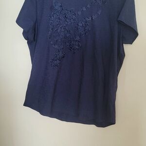 Navy Blue Women's Top